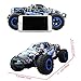 Fistone RC Car 2.4G High Speed Racing Cars 20km/h 1:16 Beast Radio Control Monster Truck Rock Off-Road Vehicle Buggy Hobby Electronic Game Toys Model (Blue)