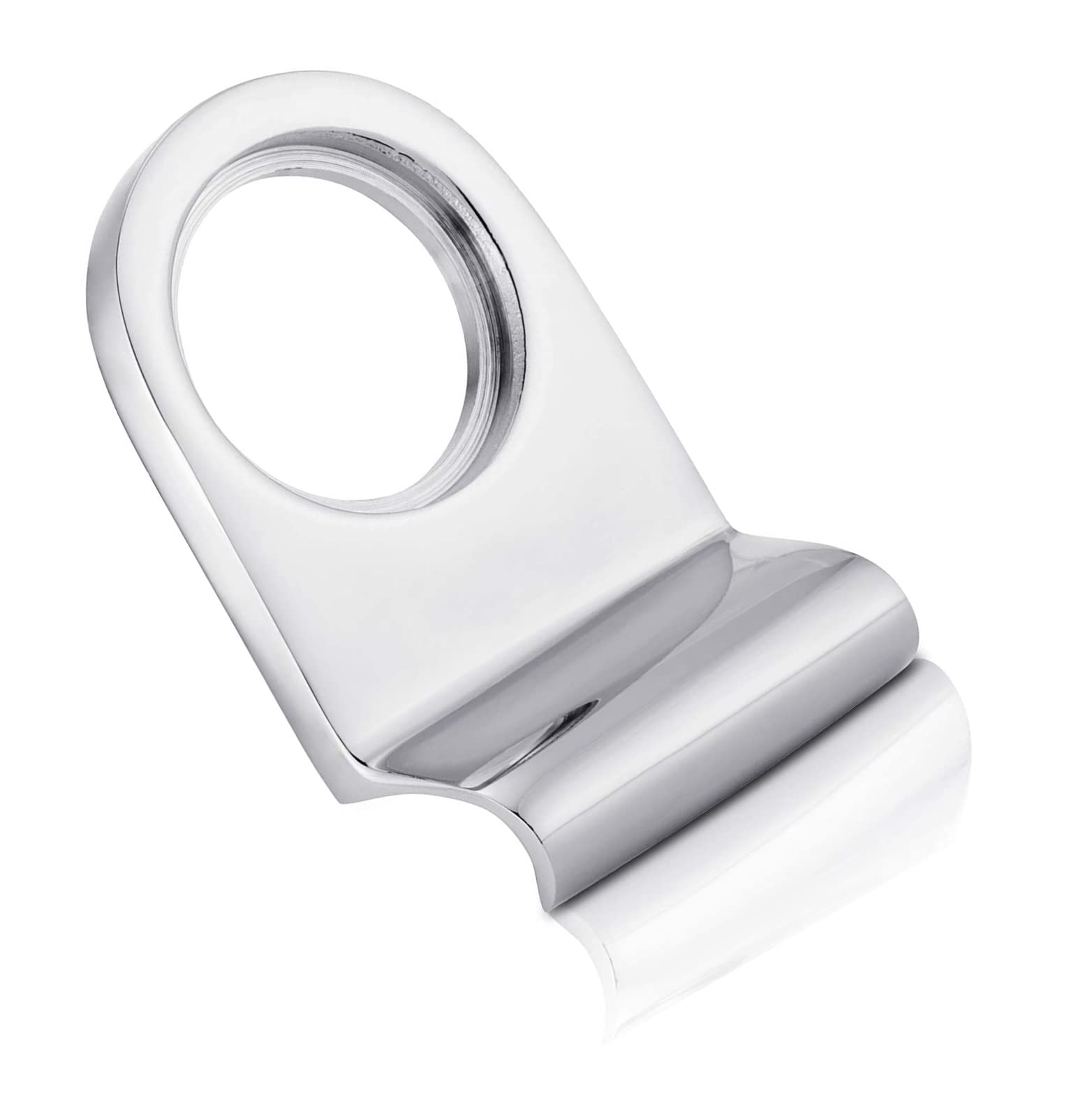 TERF® Heavy Duty Door Cylinder Latch Pull Polished Chrome Great for External Door Easy for Open and Close Door - Pack of 1