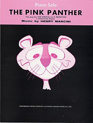 Pink Panther: Piano/vocal/chords, Sheet