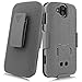 Kyocera Duraforce Pro Case Slim Shell Swivel Hybrid Holster Defender Combo Cover with Belt Clip & Kickstand for Kyocera Duraforce Pro [E6810 E6820 E6830 E6800 E6833]