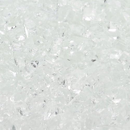 1/2" Crushed Ice / Starfire Fireglass 10 Pound Bag