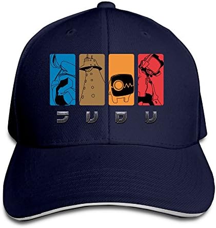 MAIQU Updated Anime Fooly Cooly Unisex Adjustable Snapback Hats Baseball Cap Navy