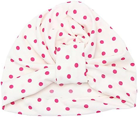 WYTD Baby Toddler Kids Turban Hat Knot Beanie Dot Print Indian Cap Photo Props