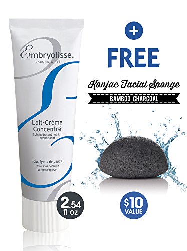 Embryolisse Concentrated Lait Cream 2.6 Fl Oz 24 Hour Miracle Cream + Free Konjac Sponge