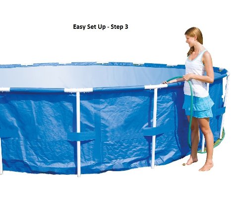 Bestway 56463 Steel Pro Frame Pool Set, 18' x 48"