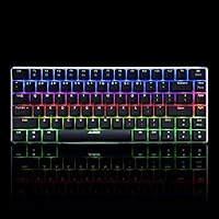 Cigooxm AJAZZ AK33 Keyclick Mechanical Keyboard Gaming E-Sport LED Colorful Keyboard 82 Keys USB Wired Anti-Ghosting for PC Notebook Laptop Desktop