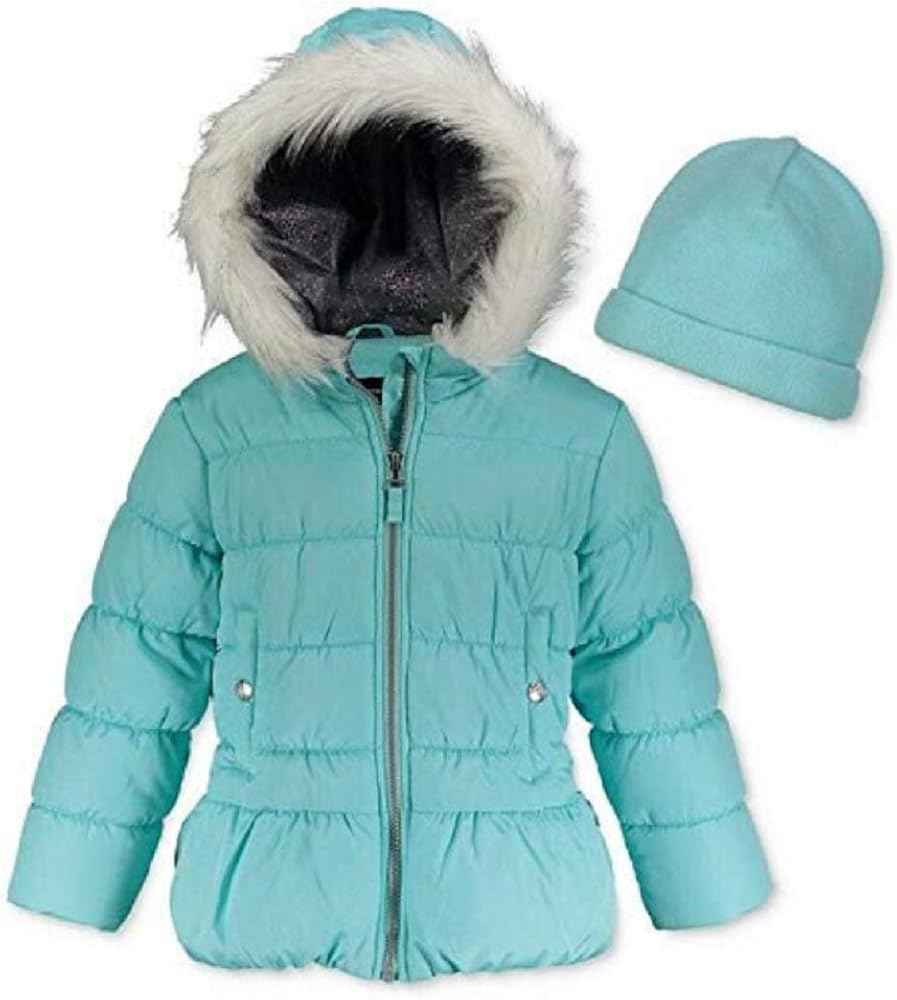 girls turquoise coat