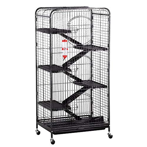 CHEAP Yaheetech 52'' Multi Level Ferret Cage Indoor Habitats Animal