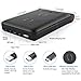 Maxsooner 8000mAh Portable Wireless Charger Stand,for iPhone 11,11 Pro,11Pro Max,XR,Xs Max,Xs,X,8 Plus,10W Fast-Charging Galaxy S10 S9 S8,Note 10 Note 9 and More,QC3.0 PD18W Wired Fast Charge (Black)