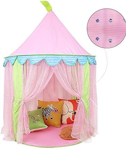 Kids Castle Tee-Pee Tent Princess Play Tents Playhouse for Girls Reading Room by HJWAY