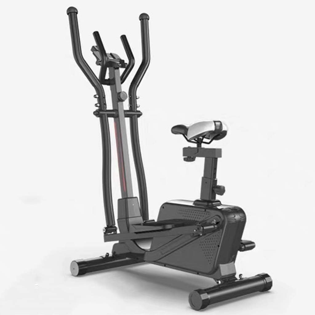 YHM Elliptical Trainers for Home Use, Cross Trainer With Ipad Holder, Three In One Treadmill, Spinning Bike, Stepper (Color : White, Size : 152 * 92 * 50 cm)