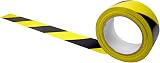 Globe Packaging Hazard Warning Tape 48mm x 33m Black Yellow Extra Strong view 3