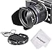 Neewer Lens Hood Kit for Sony Alpha E PZ E-mount Power Zoom 16-50mm F3.5-5.6 OSS Essential Lens:Tulip Lens Hood+Lens Cap+Lens Adapter 40.5-52mm for Sony A5000,A5100,A6000,NEX-5T,NEX-6 Lenses