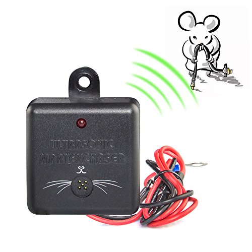 Under Hood Animal Repeller Car Rat Repeller, VENSMILE Fireproof Rodent Repeller for Car