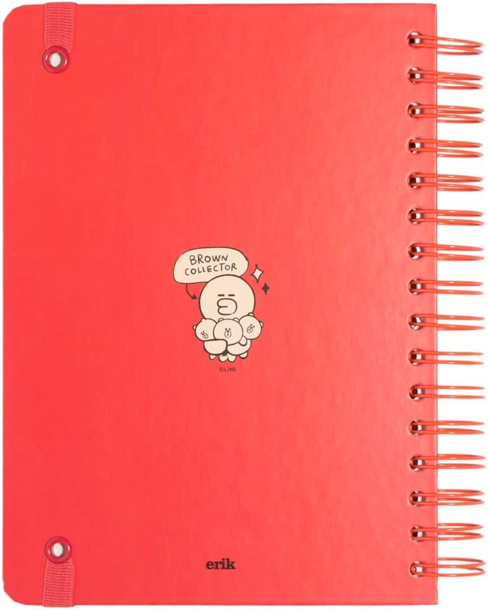 Grupo Erik Line Friends 100% Official Licensed Lined Cover 180 Pages A5 ...