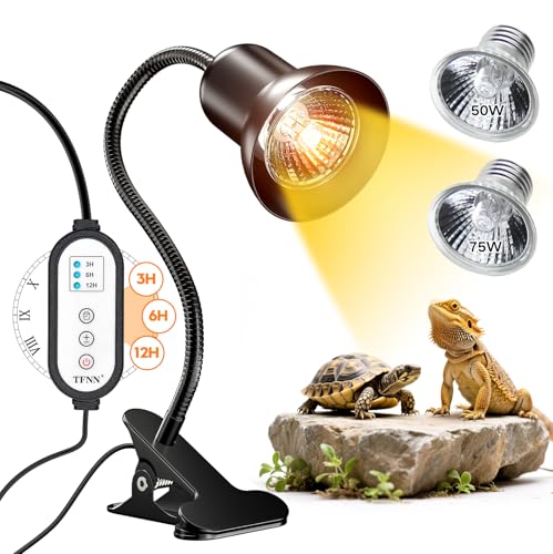 TFNN Reptile Heat Lamp with Clamp