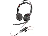 Poly Blackwire 5220 Stereo USB-C Headset + 3.5mm