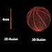 Unitake Basketball 3D Illusion Lamp Visual Effect Night Light 7 Colors Glows with Smart Touch Switch USB Cable Creative Gift Toys Decorations