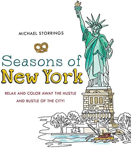 Seasons of New York: Relax and Color Away the Hustle and Bustle of the City