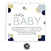 Navy and Gold Books for Baby Shower Cards - Invitation Inserts for Boys - Bring a Book Instead of Cards Poem - Cute Storybook Theme - 25 Pack