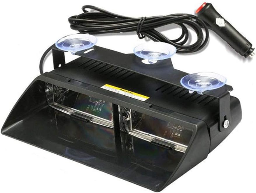16 LEDs 18 Flashing Modes 12V Car Truck Emergency Flasher Dash Strobe Warning Light Day Running Flash Led Police Lights
