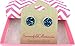 Summerfield Collection Silver-tone Metallic Faux Druzy Stone Stud Earrings 12mm (Blue)