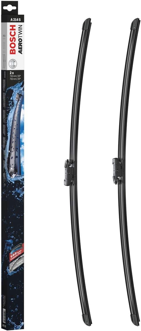 Bosch Aerotwin A 214 S, Front Windscreen Wipers, Set of 2 Replacement Blades, Comes with Pre-assembled Adapter, 2 Blades