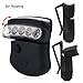Tagvo Cap Clip Light 5 LEDs Headlamp Adjustable 90 Degree Hands Free Baseball Hat Clip Light for Fishing Camping Hiking, Battery Included