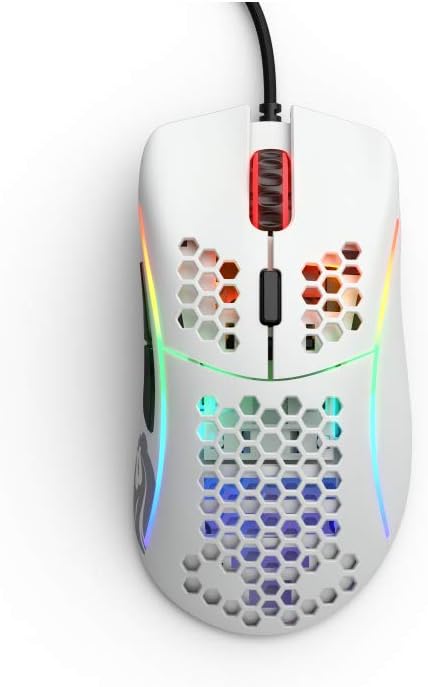 Glorious Model D- (Minus) Lightweight Gaming Mouse, Matte White (GLO-MS-DM-MW): Computers & Accessories