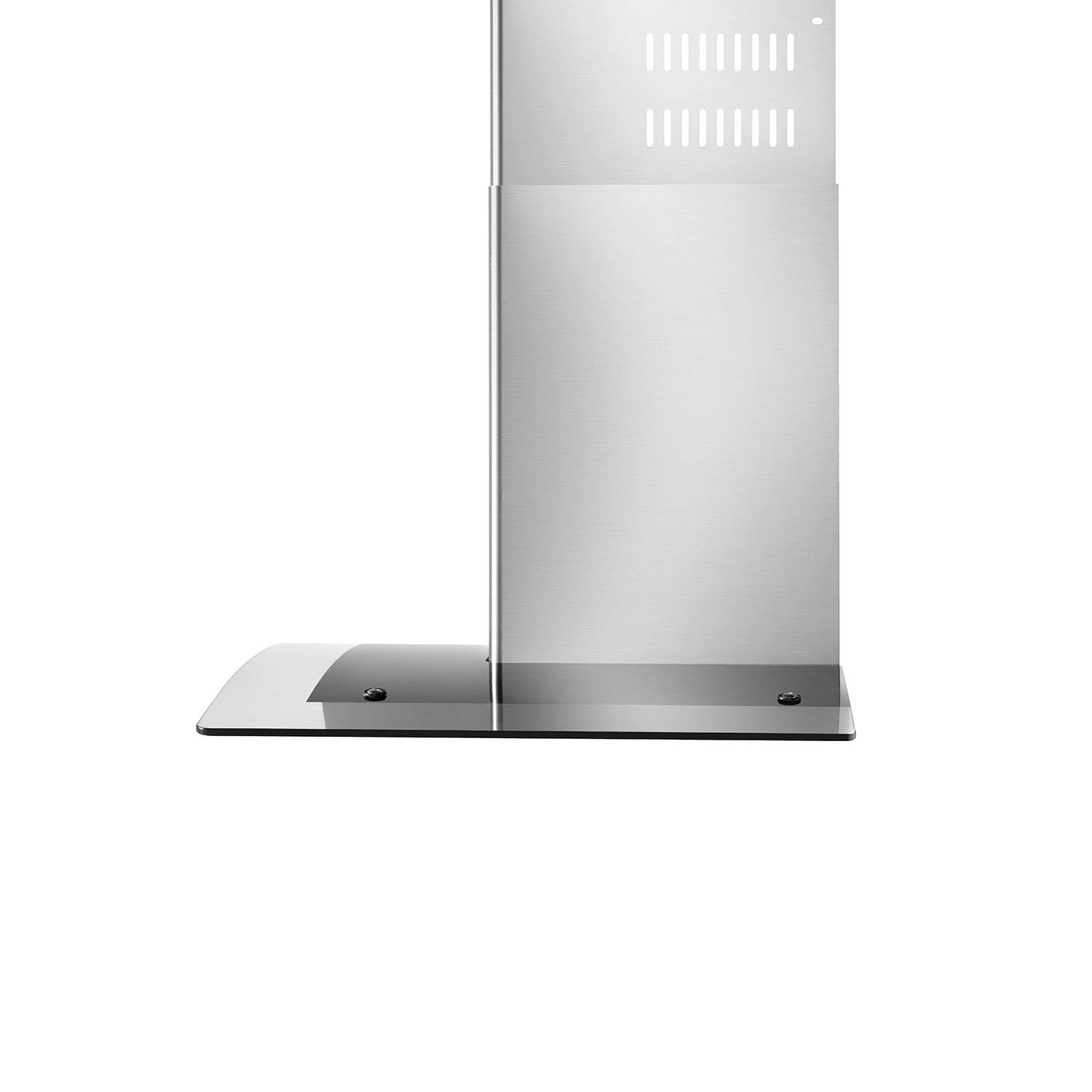 Empava Wall Mount Range Hood 30 Inch, Ducted/Ductless Kitchen Exhaust Stove Vent with Modern Style, 400CFM, 3-Speed, Touch Control, Timer, LED Lights, Stainless Steel (Charcoal-Filter Sold Separately)