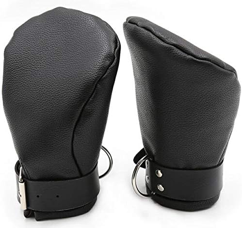 Puppy Play Dog Hood Mask,Silicone Dog T-ail,Leather Padded Paws Mittens Mitt,Leather Middle