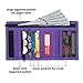 Rough Enough Canvas Purple Boys Girl Teen Wallet for kids with Zipper Coin Purse Organizer Credit Card Holder Pocket for Travel Women Kids Teen Boy Girl Christmas Gifts