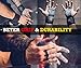 Leather Gymnastics Grips with Wide Wrist Wraps & Resistance Bands Set | Crossfit Grips | Wodies | Crossfit Gloves for Men & Women