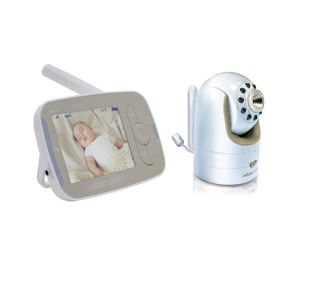 Photo 1 of Infant Optics Accessories Optics DXR-8 v1.3 Full Kit Baby Monitor, Round-pin Charging Port Version, White