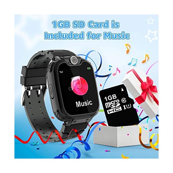 Kids Smart Watch, Smart Watch for Kids with Music Player, 16 Games, Calculator, 2 Way Call, SOS, Alarm, Camera, Kids…