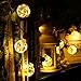 ECOWHO 30 LED Globe String Lights with G40 Light Bulbs UL Listed 32FT Indoor Outdoor Patio Garden Lawn Use (Warm White)