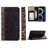 Galaxy S8 Plus Book Style Case, Awsaccy(TM) Vintage PU Leather Old BOOK Retro Style Case Slim Wallet Case Pretective Phone Case Stand Cover for Galaxy S8 Plus Credit Card ID Slots Holder
