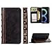 Galaxy S8 Plus Book Style Case, Awsaccy(TM) Vintage PU Leather Old BOOK Retro Style Case Slim Wallet Case Pretective Phone Case Stand Cover for Galaxy S8 Plus Credit Card ID Slots Holder
