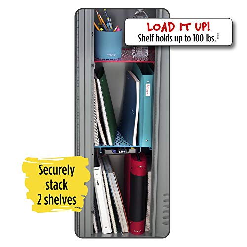 Five Star Locker Accessories, Locker Shelf, Extra Tall, Holds up to 100