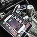 NorSway FM Transmitter Bluetooth Wireless Car Hands Free Car Kit Radio Adapter Support SD Card or USB Music Playing with Dual USB Car Charger for Iphone and Android Silver