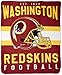 The Northwest Company NFL Washington Redskins Singular 50-inch by 60-inch Printed Fleece Throw