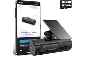 THINKWARE F70 PRO Dash Cam 1080P Full HD WiFi Dashcam for Car Camera 32GB Night Vision G-Sensor Buffered Parking Mode Red Light Speed Camera Alerts