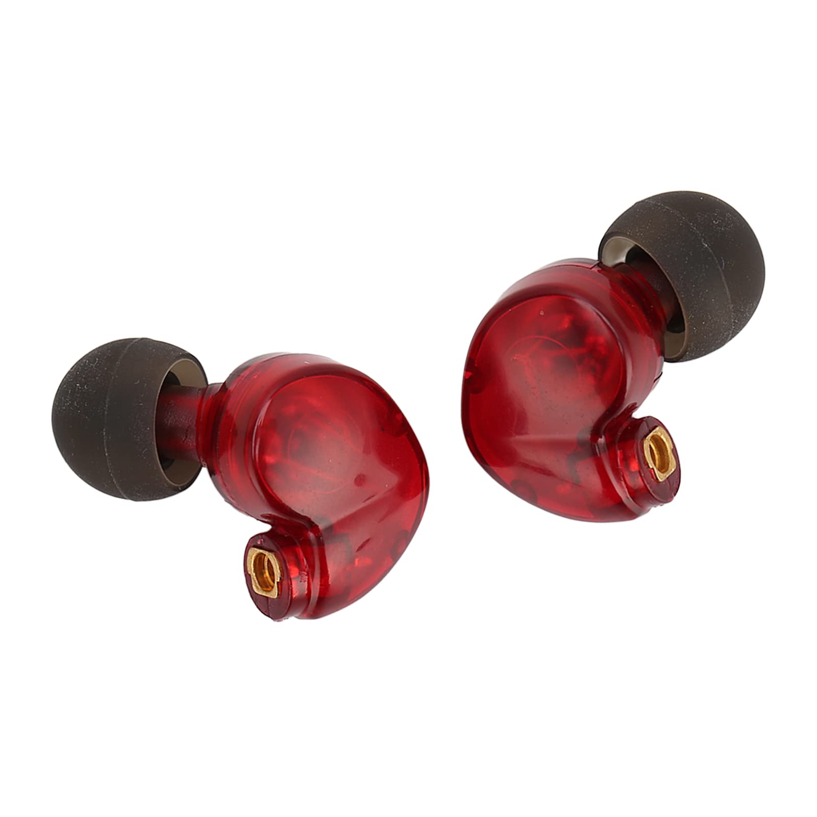 ASHATA Earphone Head Replacement for Shure SE215 SE315 SE535, Pluggable Detachable HiFi Earpiece Head,Sports Earphone Earbud Head, for MMCX Interface Cable(Red)
