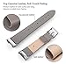 SWEES Leather Bands Compatible Fitbit Charge 3 & Charge 3 SE, Genuine Leather Band Strap Wristband Replacement for Fitbit Charge 3 Women Men Small & Large, Black, Rose Gold, Beige, Brown, Grey, Tan