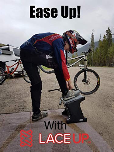 Get Active with LaceUP. Practice Good Ergonomics .Sock Aid & Helps Elderly, Kids, Pregnant Women, Athletes & People with Limited Mobility. Non-Slip Shoe Block with 2 Sitting and Standing Heights.