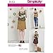 Simplicity Creative Patterns Pattern 8153 Dottie Angel Dress, Top and Skirt, Size: A (XS-S-M-L-XL)