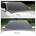 Ubabe Windshield Snow Cover,Magnetic SUV Car Snow Cover Snow Ice Frost Auto Cover Fit for Cars Trucks Vans and SUVs (82.7 x 47 in)