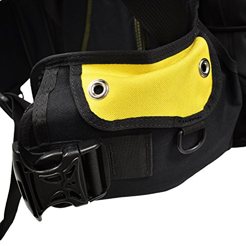 Palantic Traveler Scuba Choice Traveler Travel BCD, Yellow, Medium/Large