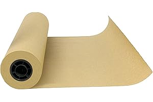 CNWTPP Kraft Paper Roll 24" x 98ft, Brown Craft Paper 80GMS for Gift Package/Bouquet Flower Wrapping/Kids Arts Drawing/Bulletin Board/DIY/Box Moving Filler/Shipping Supplies/Table Cover, Unwaxed & Uncoated