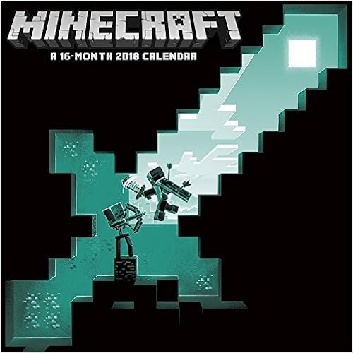 Minecraft 2018 Wall Calendar, by Trends International Minecraft 2018 Wall Calendar, by Trends International